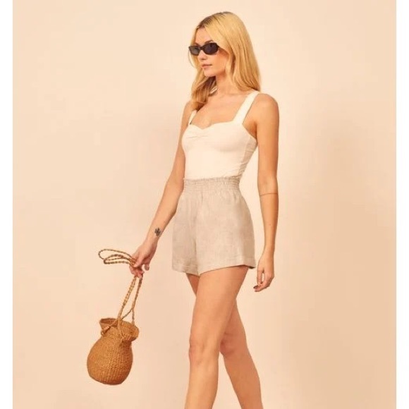 Nashville linen shorts by Reformation NWT - Picture 1 of 1